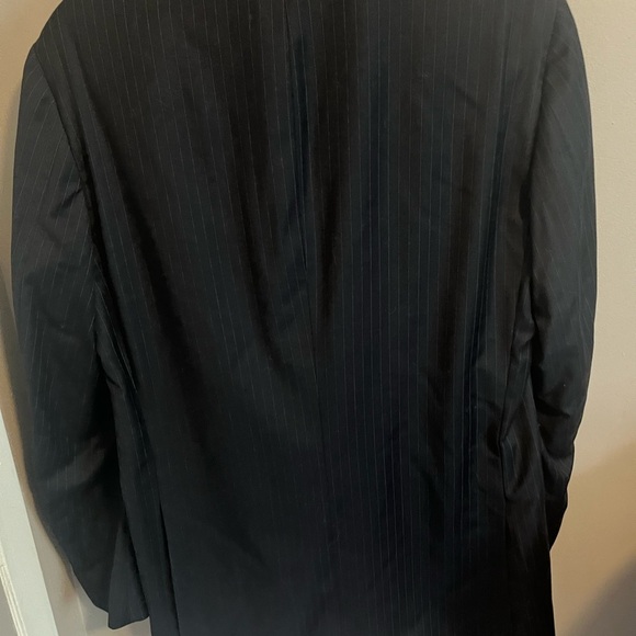 Harry Rosen-Samuelsohn Performance pinstripe sport jacket/pants 40/34 super 130s - Picture 10 of 15